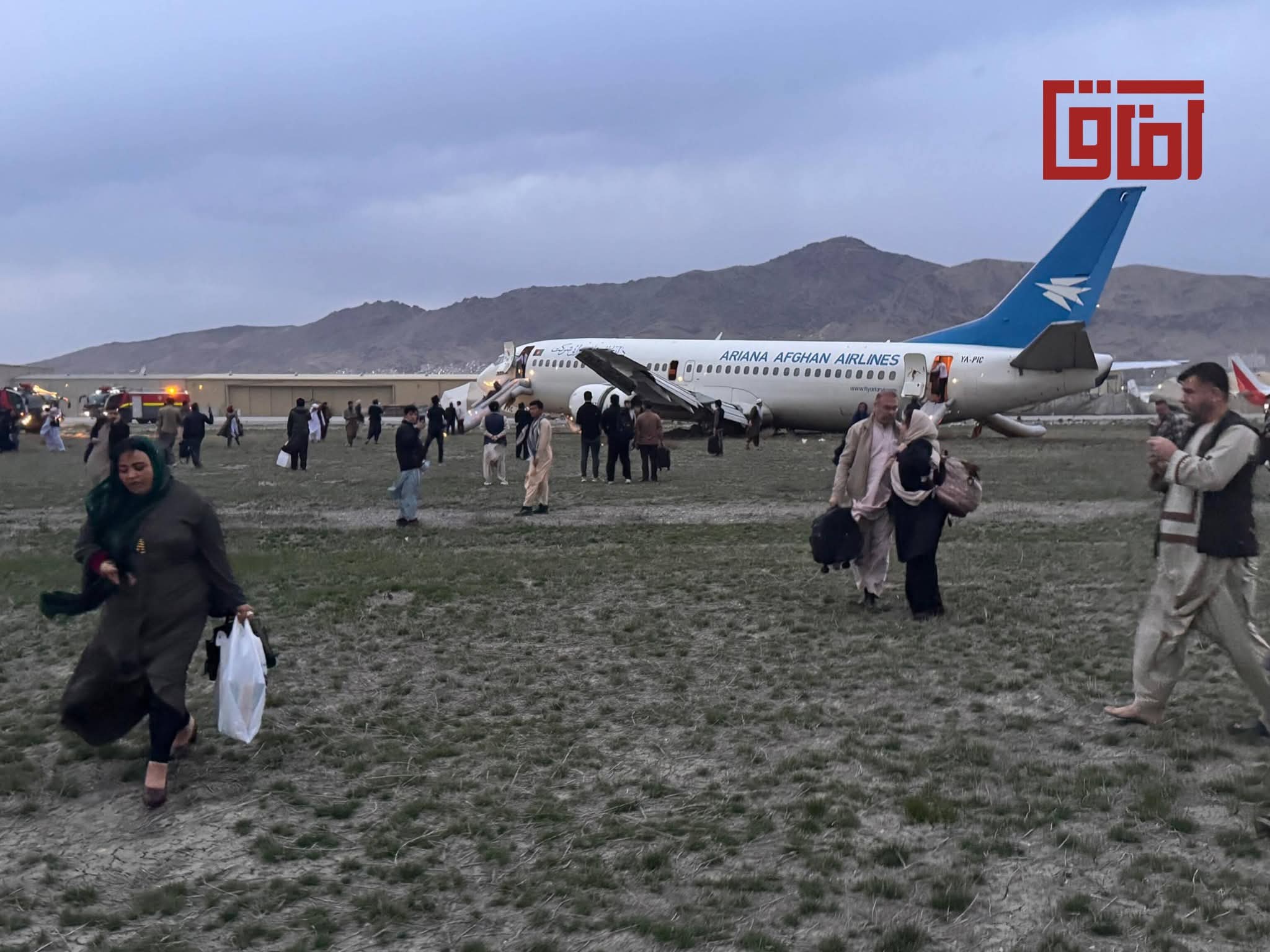 یک هواپیمای آریانا در میدان هوایی کابل از خط خارج شد