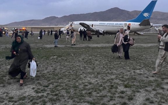یک هواپیمای آریانا در میدان هوایی کابل از خط خارج شد