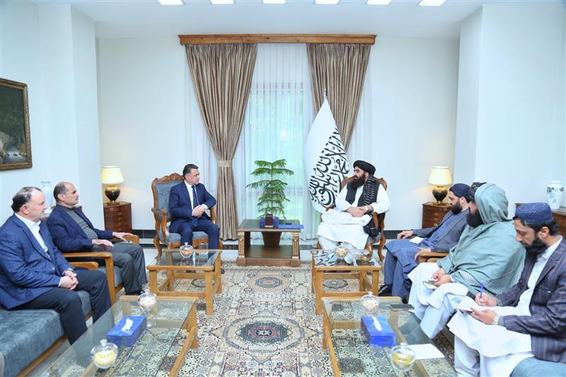 Tajik Delegation Holds Talks With Taliban Foreign Minister In Kabul