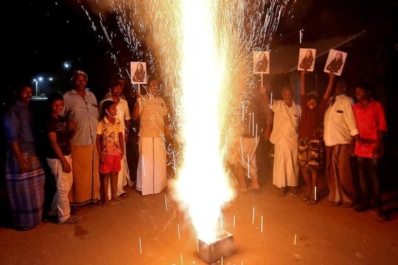 تجلیل مردم روستای تولاسندراپورم در جنوب هند از رسیدن کامالا هریس به کرسی معاون ریاستجمهوری امریکا- جنوری ۲۰۲۱