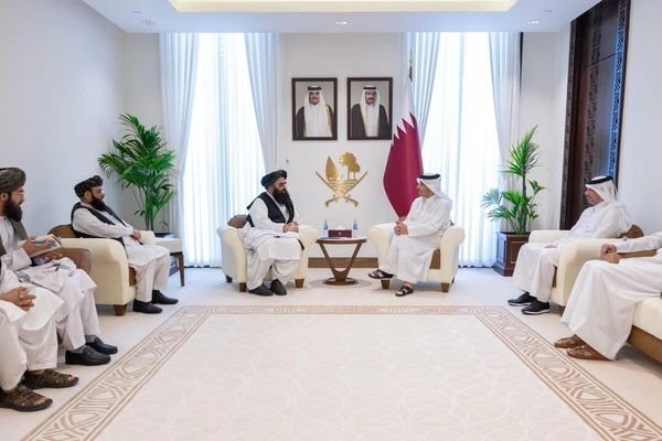 Taliban, Qatari Foreign Ministers Meet To Discuss Diplomatic, Trade Ties