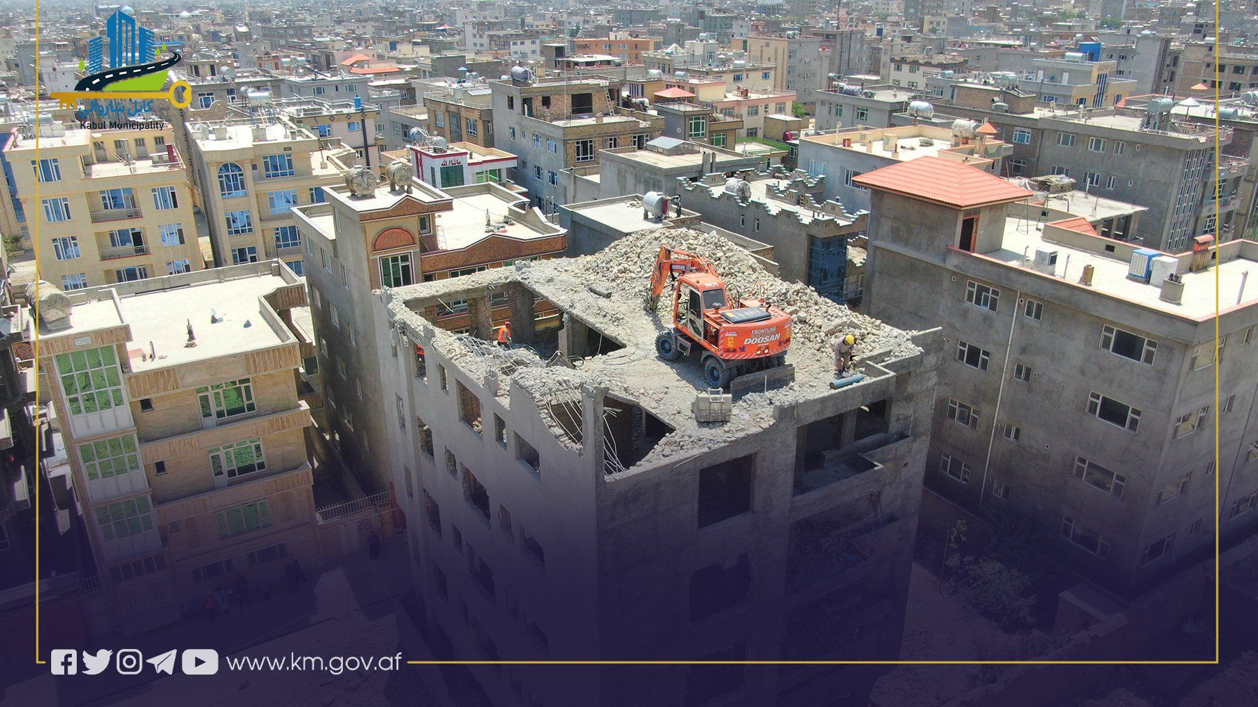 صدها ساختمان در بخش‌های عمدتا هزاره‌ و تاجیک‌نشین کابل تخریب شدند 