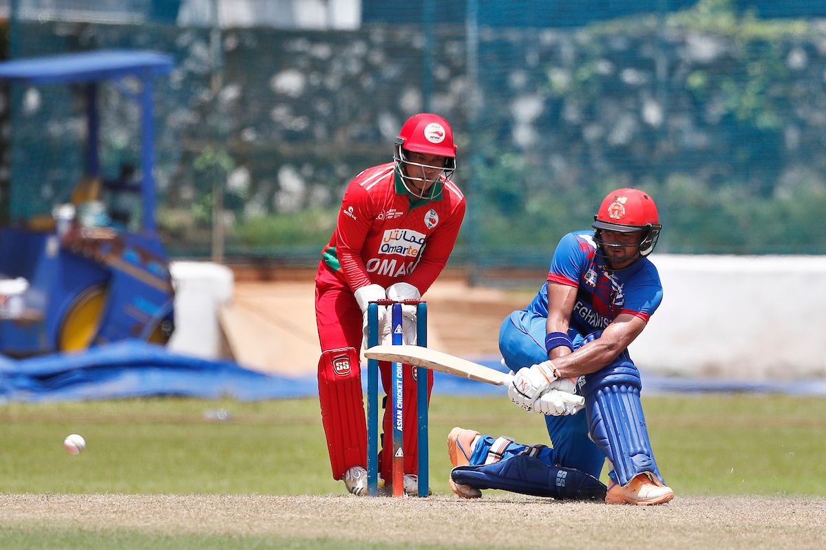 مسابقات کریکت زیر ٢٣ سال آسیا؛ افغانستان با درخشش زبید اکبری، عمان را شکست داد