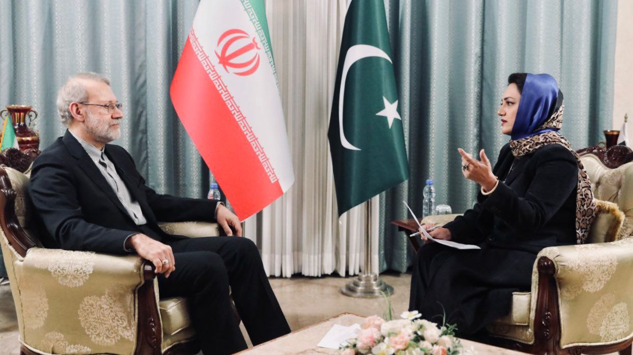 لاریجانی: ایران به پاکستان در حل منازعه‌اش با افغانستان و هند «چک سفید» می‌دهد