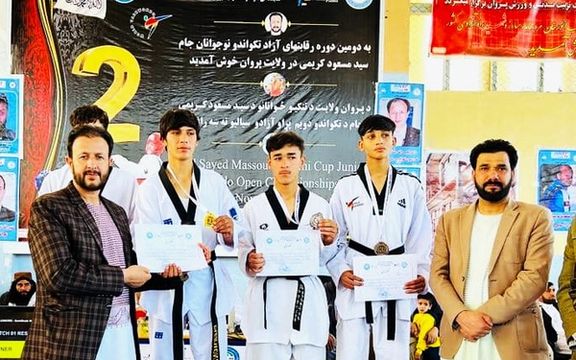 ورزشکاران برتر وزنهای اول، دوم و هفتم رقابتهای آزاد تکواندو نوجوانان پروان مشخص شد