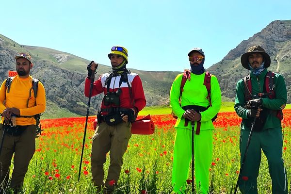 صعود موفق ۳۰ کوهنورد ولایت بلخ به بلندترین قله ولسوالی چارکنت