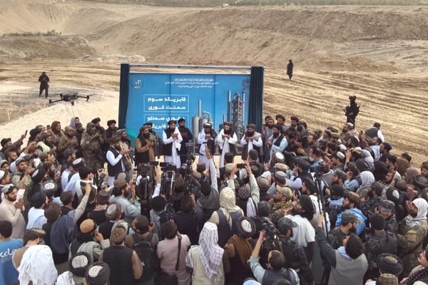 طالبانو د غوري سیمنټو د درېیمې توليدي فابریکې د جوړولو چارې پیل کړې