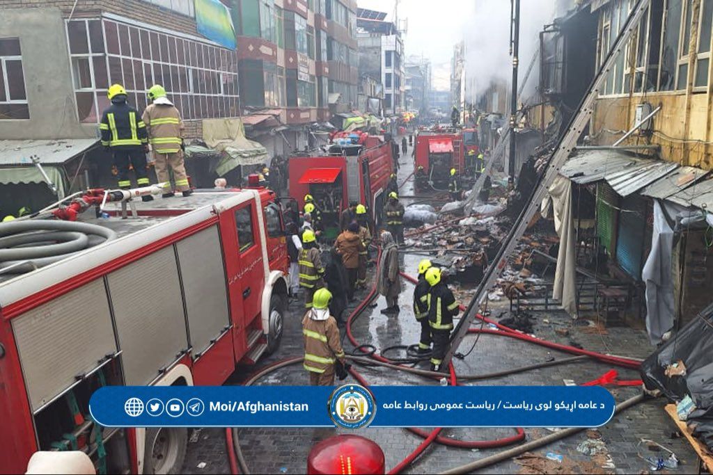 آتش‌سوزی در مندوی کابل '۷۰۰ هزار دالر' خسارت وارد کرد