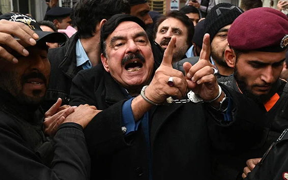 شیخ رشید، وزیر داخله پیشین پاکستان بار دیگر بازداشت شد