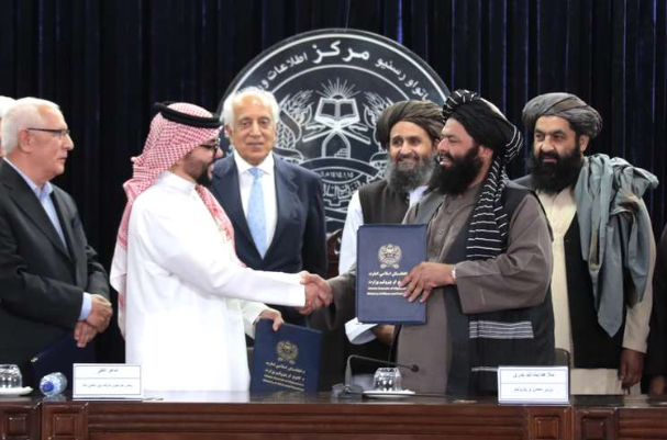 غياب السفير السعودي عن مراسم توقيع عقد النفط مع طالبان