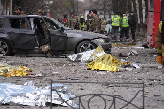 پر اوکراین د روسیې د بالېستیک توغندیو برید ۳۲ تنه ووژل