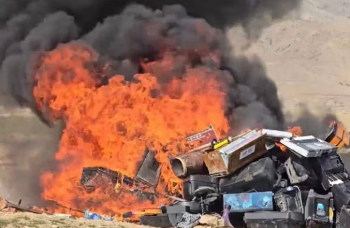 Taliban Burns Hundreds Of Musical Instruments In Parwan & Laghman