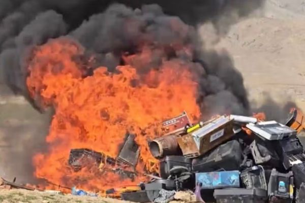 Taliban Burns Hundreds Of Musical Instruments In Parwan & Laghman