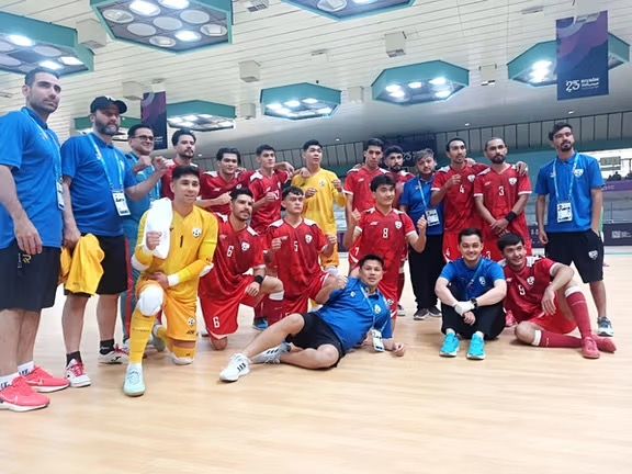 تیم ملی فوتسال افغانستان در برابر مراکش شکست خورد