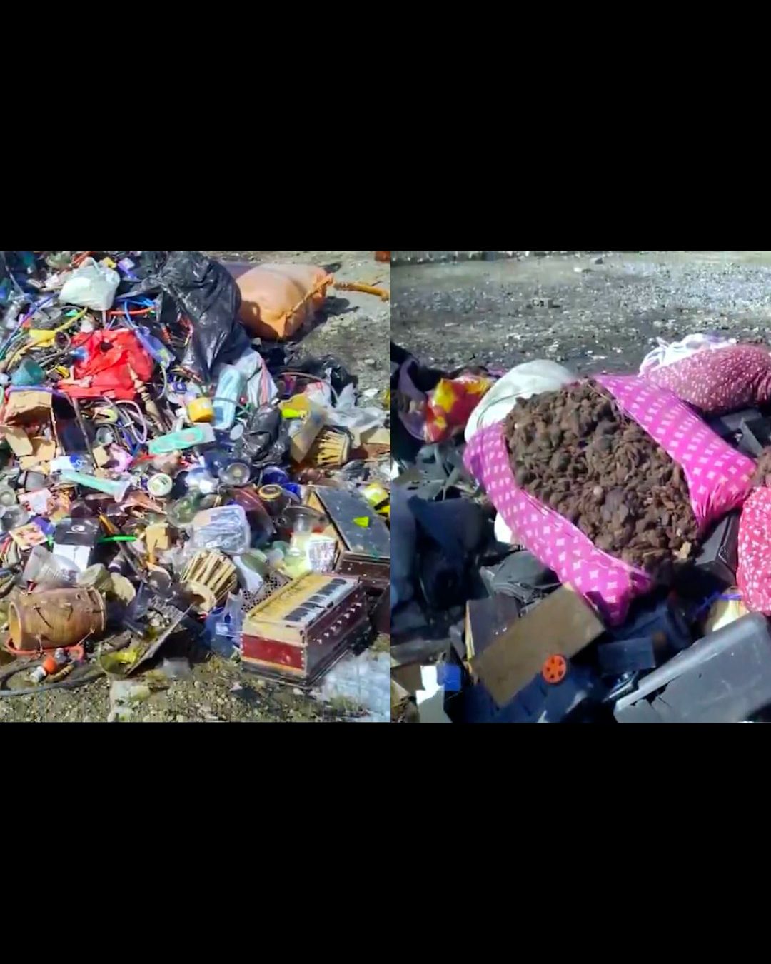 طالبان ۹۰۰ کیلوگرم موی زنان و آلات موسیقی را در کابل آتش زد