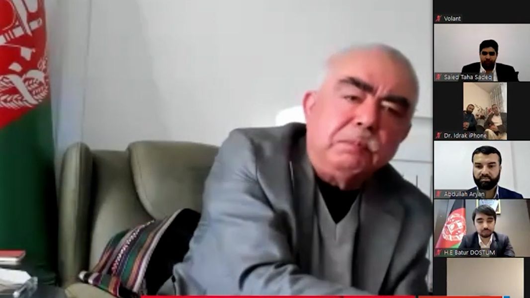 عبدالرشید دوستم: اگر جهان از مقاومت حمایت کند، ظرف دو هفته حکومت طالبان را ساقط می‌کنیم