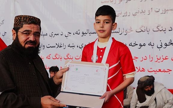 پایان رقابتهای سه روزه تنیس روی میز و ووشو هلال احمر در کابل