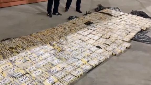 روسیه از کشف و ضبط ۵۷۰ کیلوگرم کوکائین خبر داد