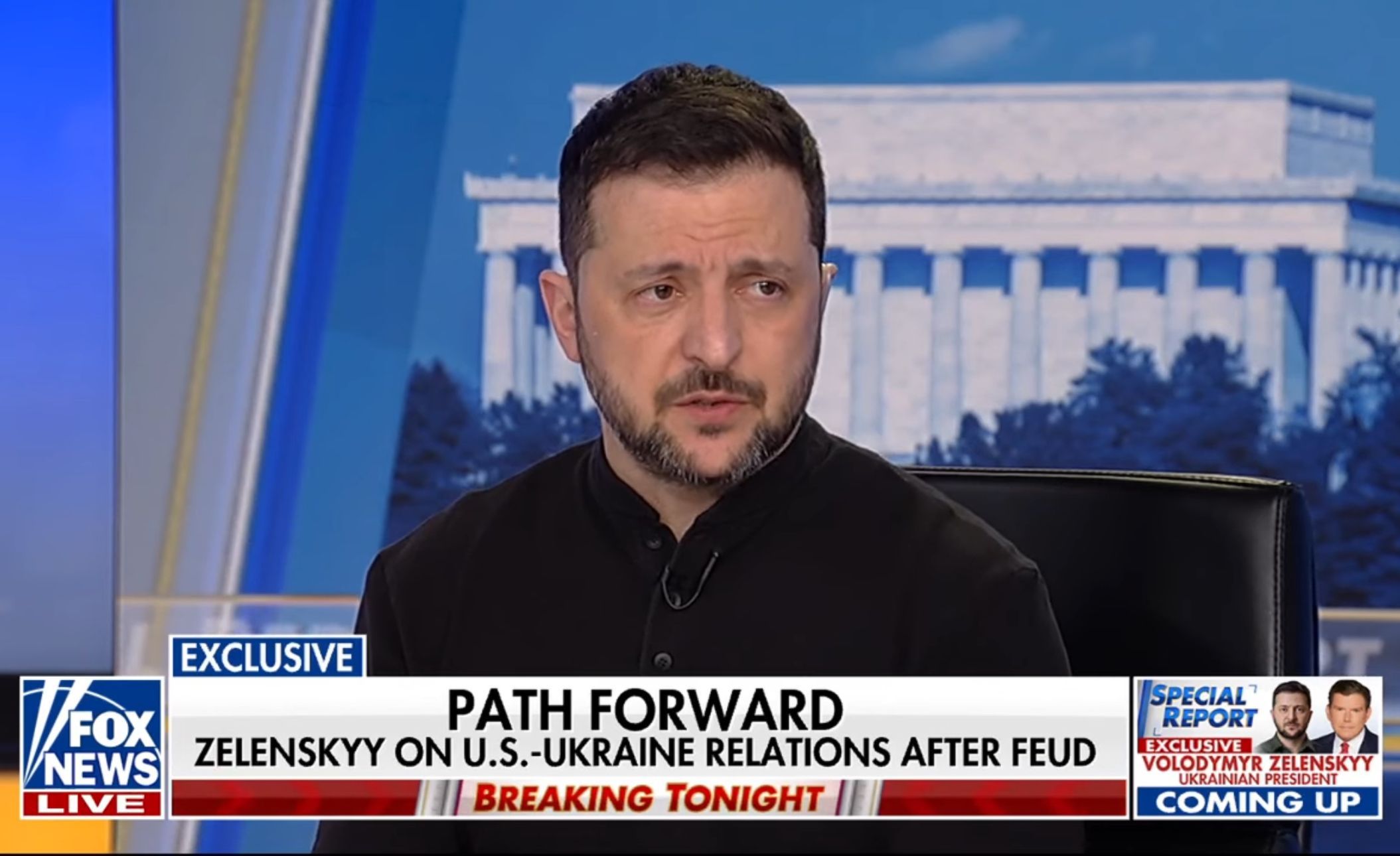 ټرمپ سره تر ناندریز بحث وروسته زیلنسکي: ټرمپ ته درناوی لرم خو هېڅکله ترې بښنه نه غواړم