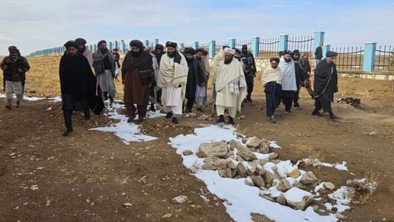 طالبان در دشت لیلی «منار بزرگ» میسازد