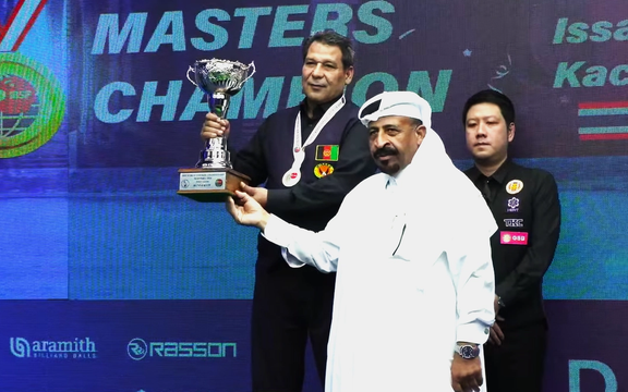 صالح محمد محمدی ستاره سنوکر افغانستان در بخش ماستران، نایب قهرمان جهان شد