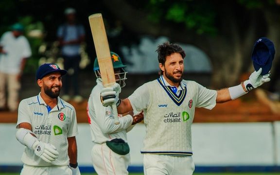 رکورد کسب امتیاز دو نفره کریکت افغانستان در مسابقات تست بینالمللی بهبود یافت