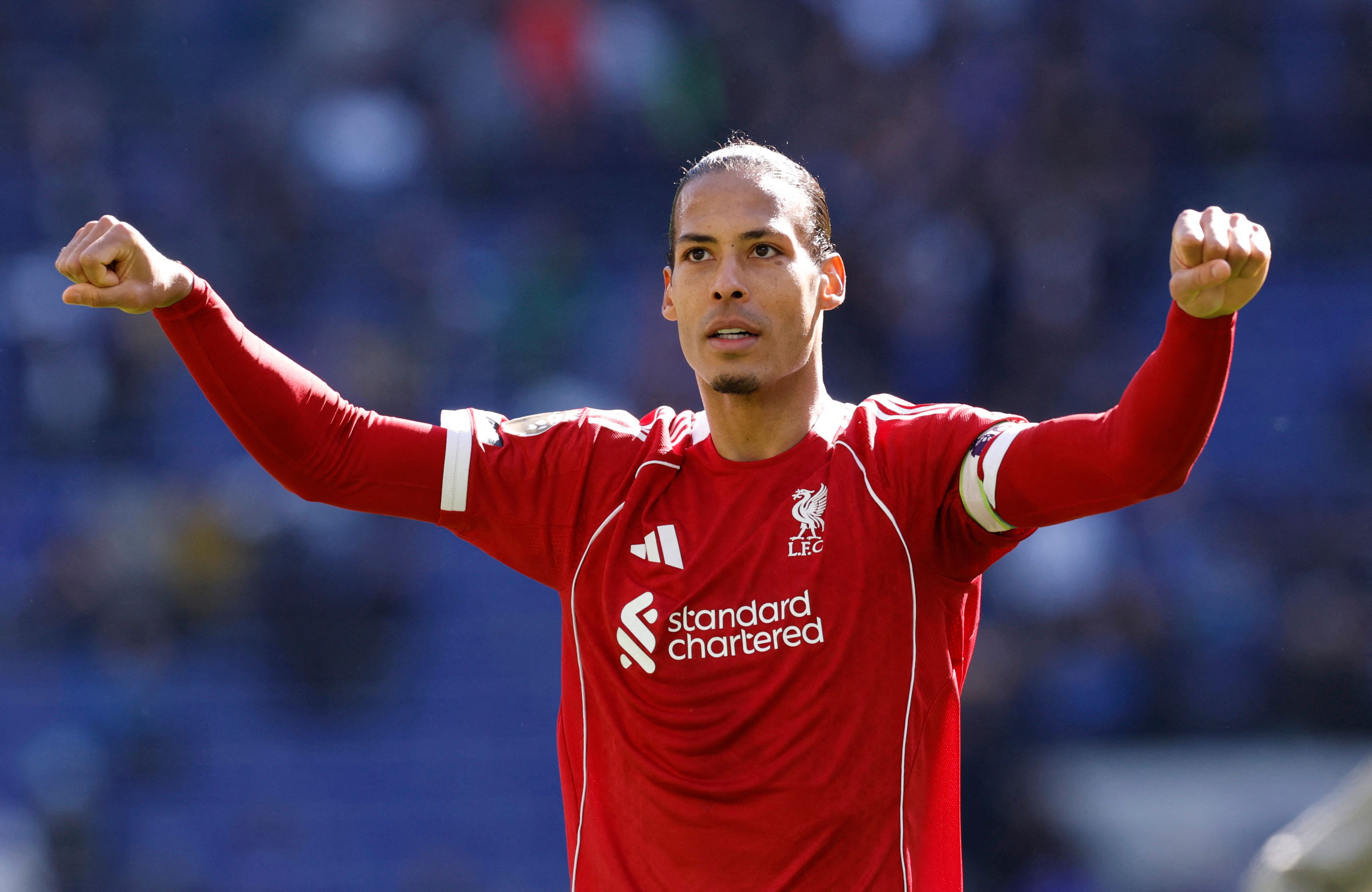 لیورپول با گل طلایی فن‌دایک در دربی مرسی‌ساید به پیروزی رسید