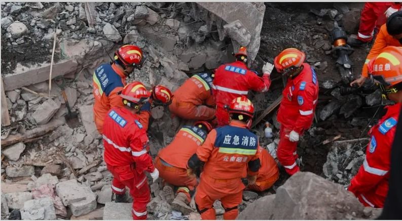 در پی رانش زمین در چین دست‌کم ۳۰ نفر ناپدید شدند
