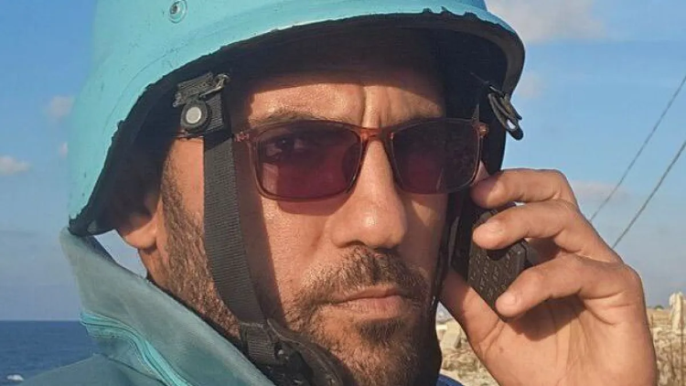 احمد اللوح تصویر بردار الجزیره  در حمله اسرائيل کشته شد