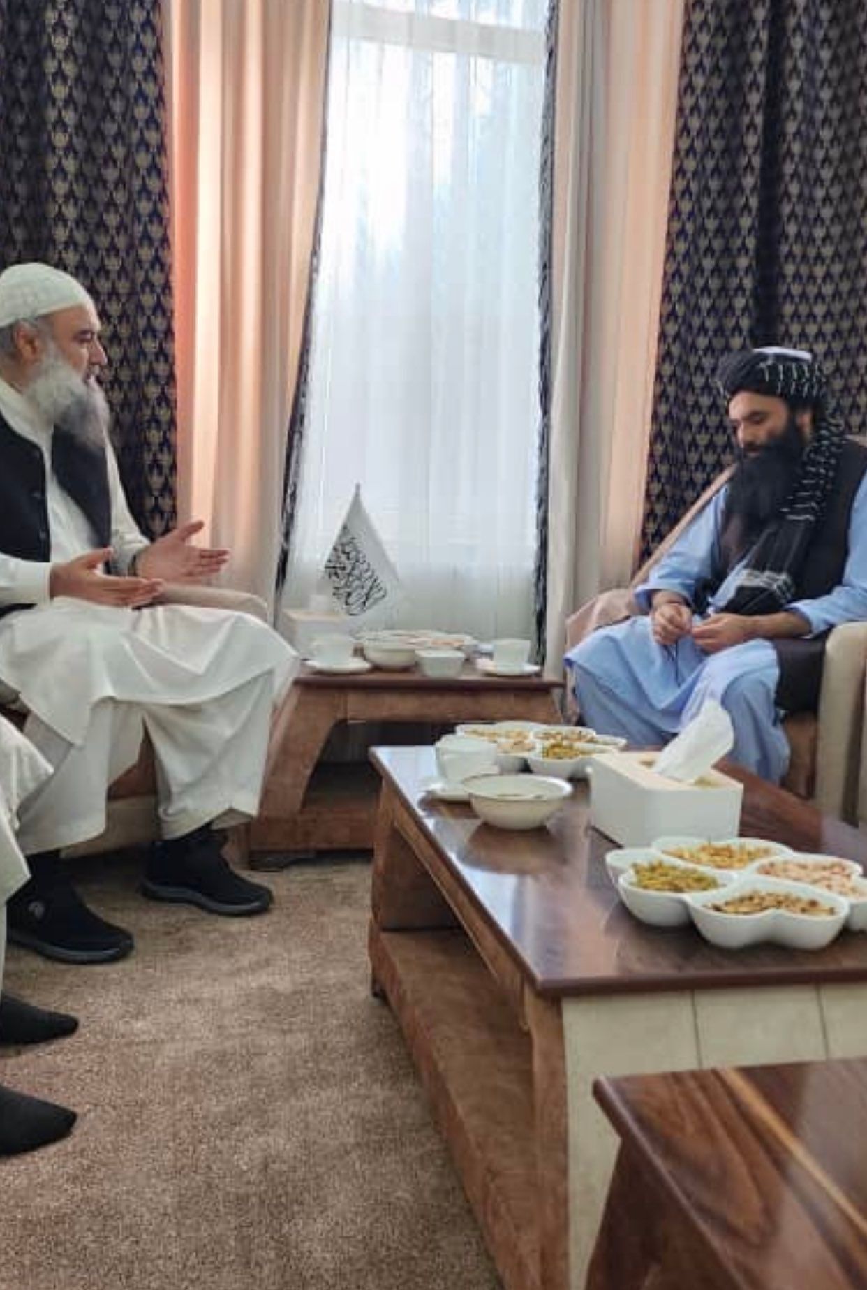 معتصم آغاجان با سراج‌الدین حقانی دیدار کرد