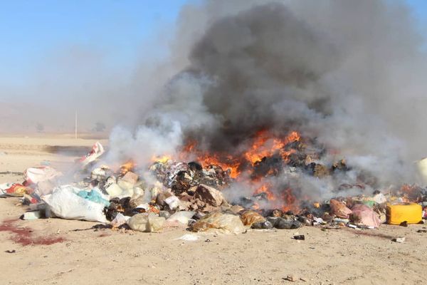 طالبان: په هرات کې مو ۵۰ ټنه نشه یي توکي سوځولي