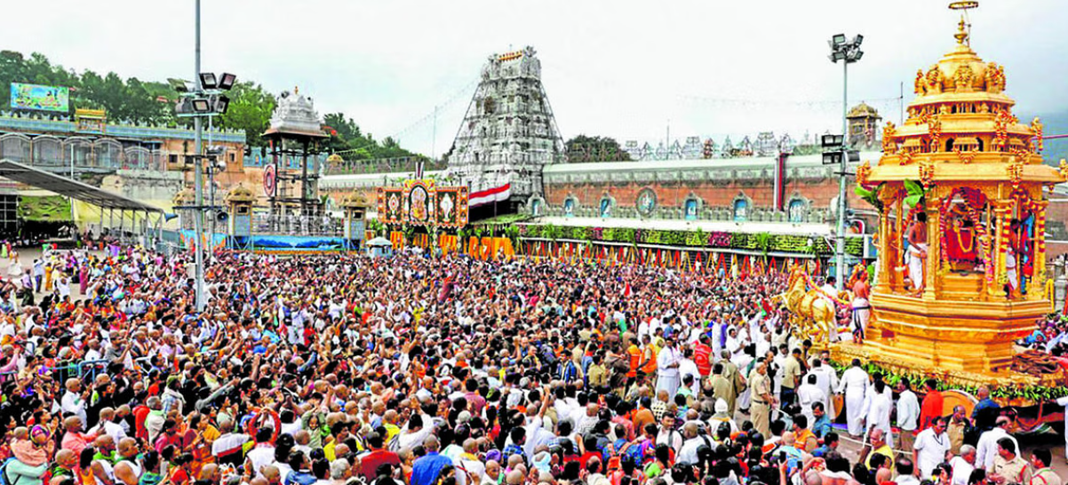 ازدحام جمعیت در معبدی در آندرا پرادش هند ۶ کشته و ۳۵ زخمی برجا گذاشت