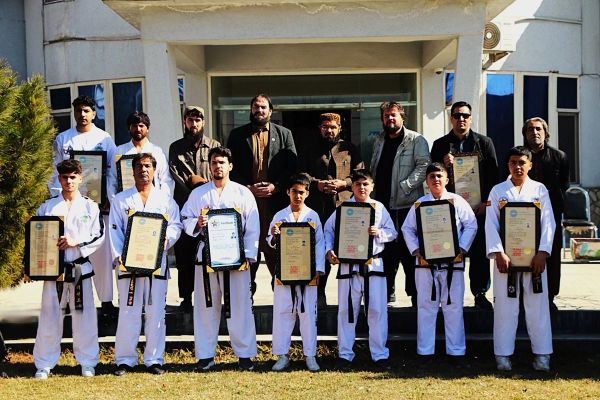 بیستوهشت تکواندوکار افغان صاحب کمربندهای بینالمللی دان یک تا هشت شدند