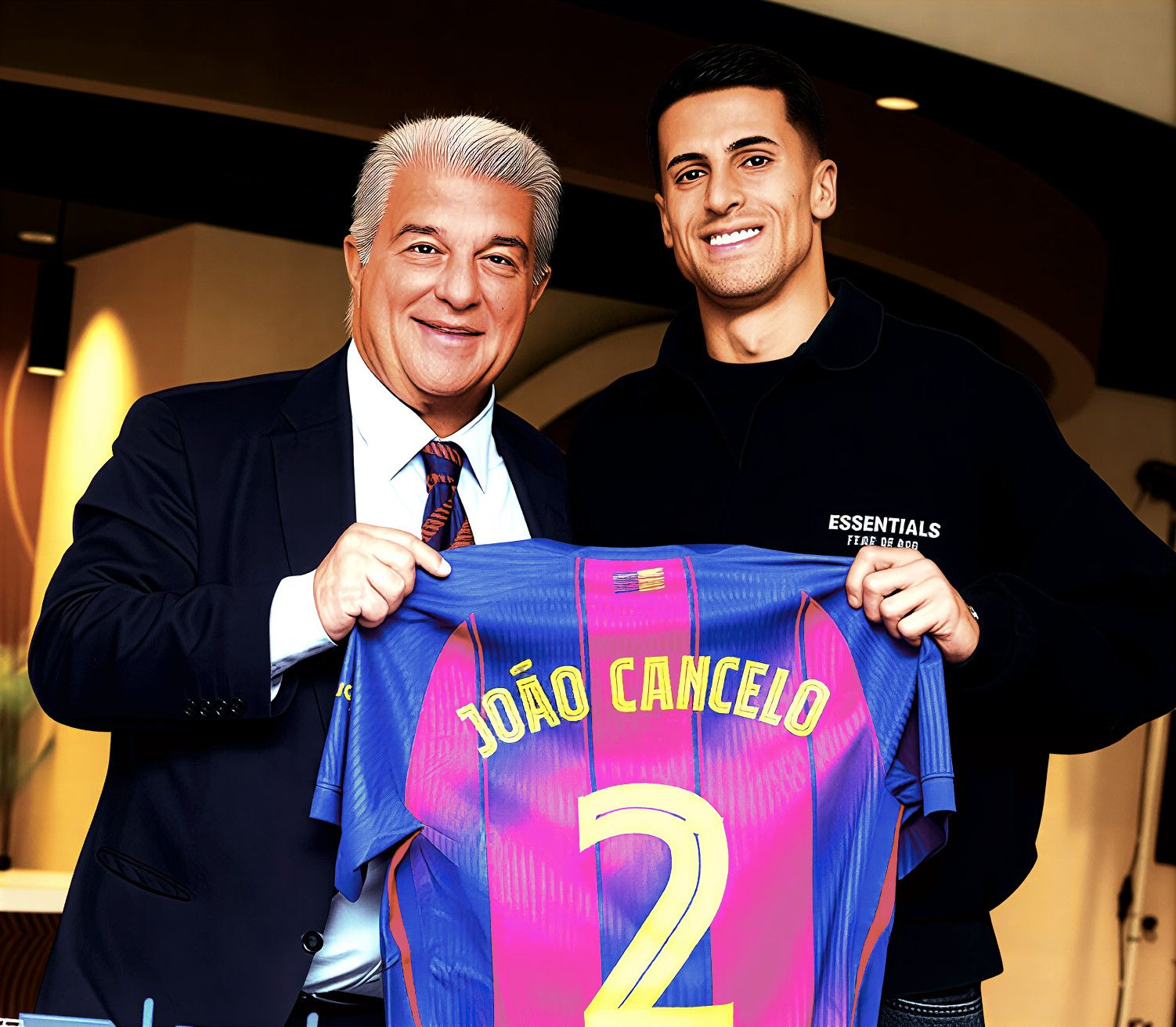 با اعلام رسمی باشگاه؛ ژائو کانسلو مدافع پرتگالی الهلال، به بارسلونا پیوست