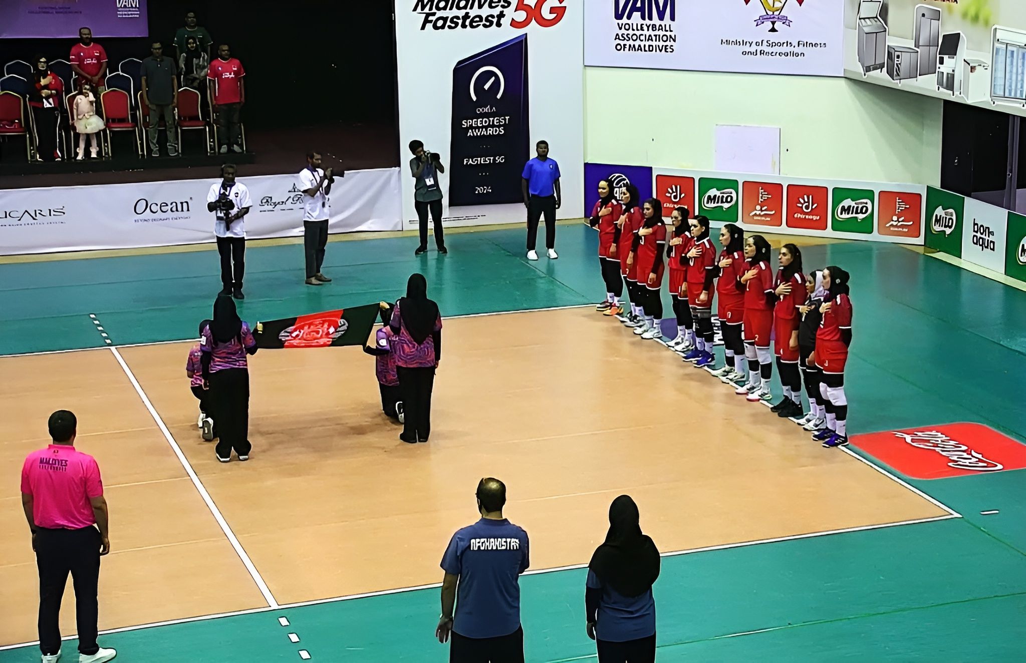 پایان کار تیم والیبال زنان افغانستان در رقابت‌های آسیای مرکزی با رتبه چهارم