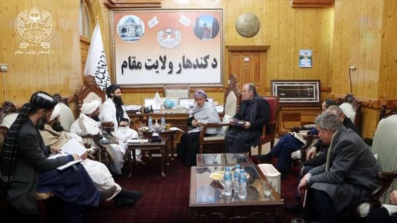دیدار معاون والی طالبان در قندهار با مقام سازمان ملل