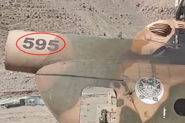 المروحية 595 تتحطم أثناء نقل وزير في حكومة طالبان