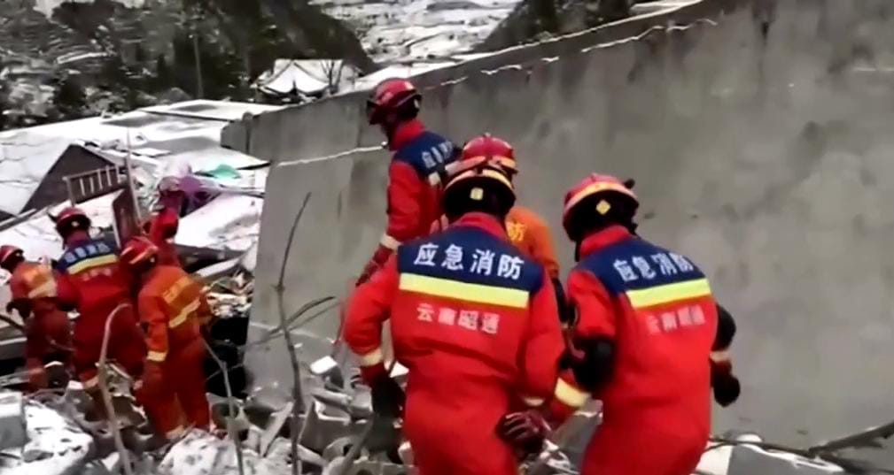 رانش زمین در چین جان دستکم هشت نفر را گرفت