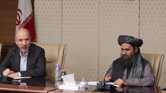 ملا برادر در دیدار با وزیر نیروی ایران: آب هلمند چند برابر کاهش یافته است