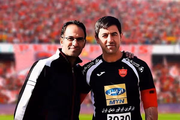 بازیکن پرسپولیس و آقای گل پیشین ایران در فوتبال افغانستان