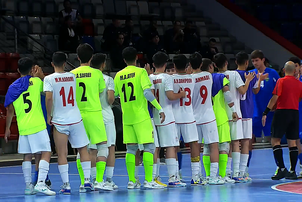 پیروزی پرگل ایران مقابل اوزبیکستان؛ راهیابی ایران به فینال فوتسال بازی‌های آسیایی جوانان