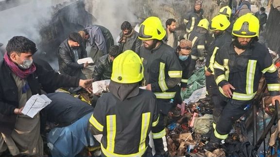 طالبانو وایي، د اور وژنې عملې یې په کابل کې د خلکو مالي او ځاني زیان مخته نیولې