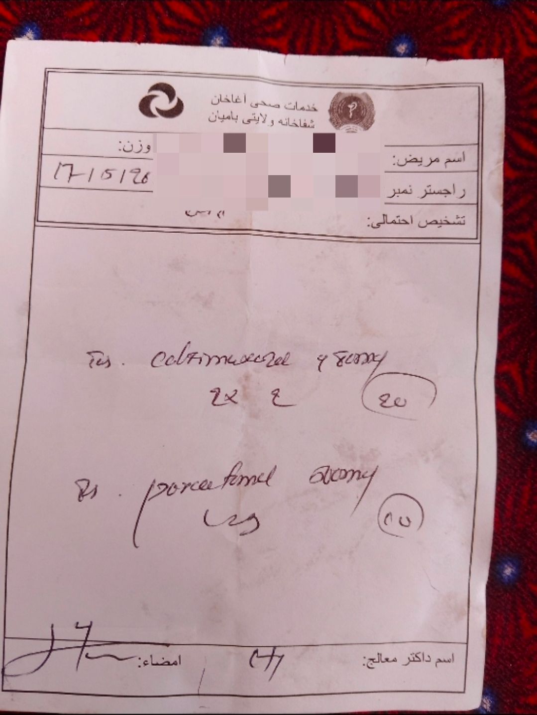 «پزشکان در بامیان بدون معاینه درست نسخه تجویز می‌کنند»