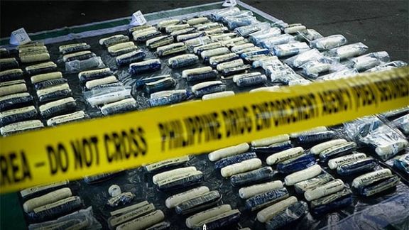 فلیپیني چارواکو له افغانستان نه قاچاق شوي ۴۱ کیلوګرامه نشه يي توکي نیولي