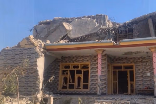 په خوست کې د پاکستان په تازه بریدونو کې ۴ ملکي وګړي وژل شوي او ۳ نور ټپیان دي