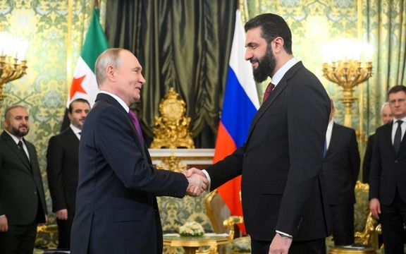 دومین سفر به مسکو؛ احمد شرع به دیدار پوتین رفت