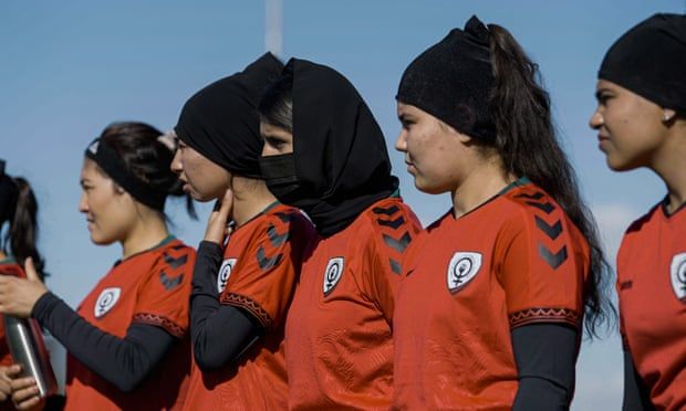 اعضای تیم ملی فوتبال زنان افغانستان