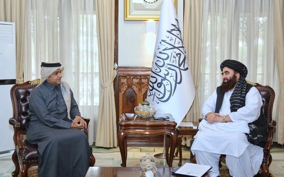 وزیر خارجه طالبان با نماینده ویژه قطر در کابل دیدار کرد