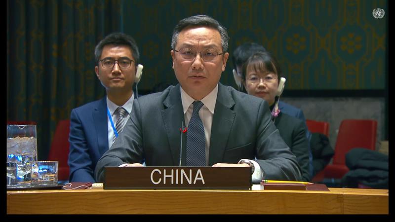 چین د امنیت شورا ناسته کې په افغانستان کې د ترهګرو د فعالیتونو په اړه اندېښنه څرګنده کړه