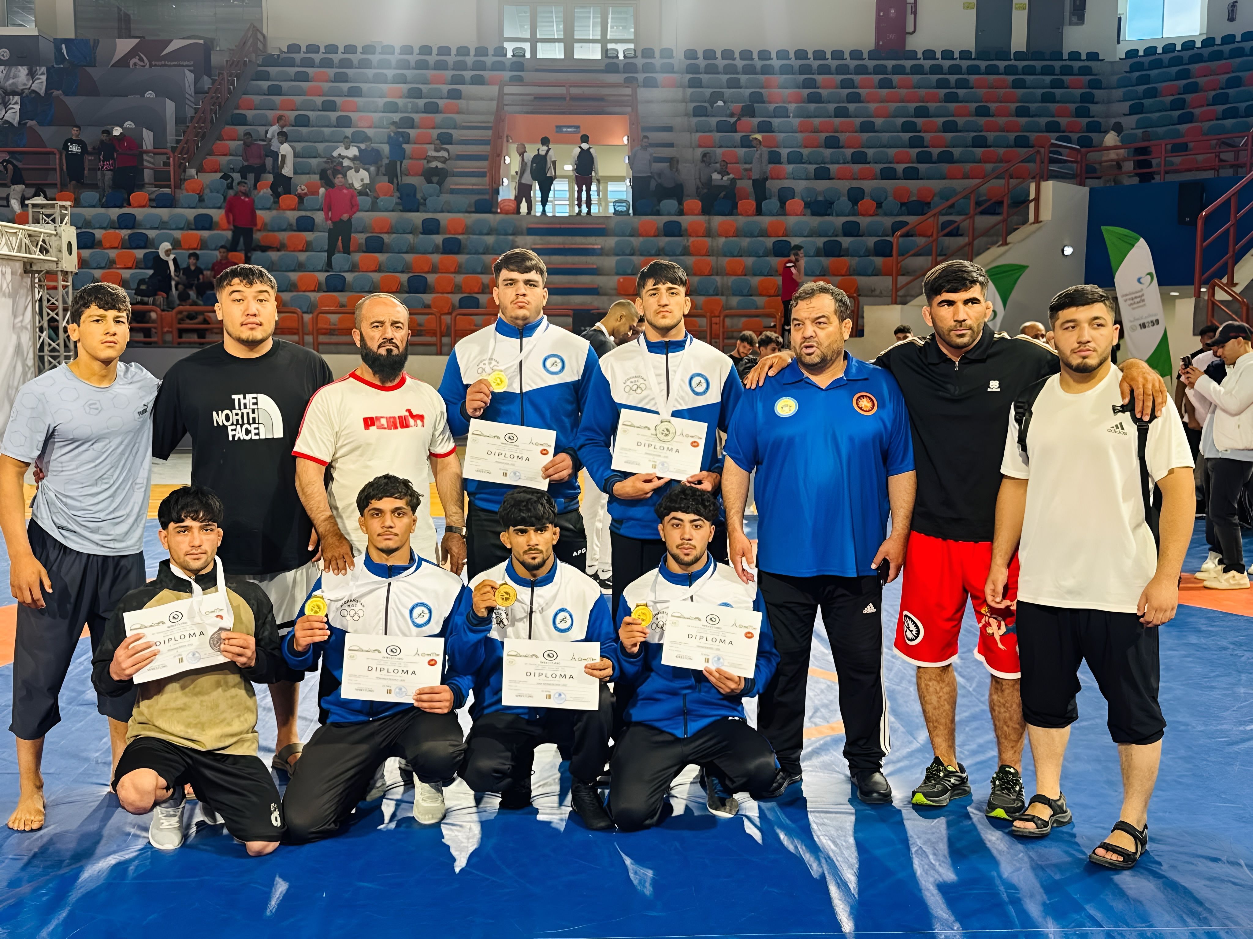 تیم ملی کشتی جوانان افغانستان قهرمان مسابقات بین‌المللی مصر شد